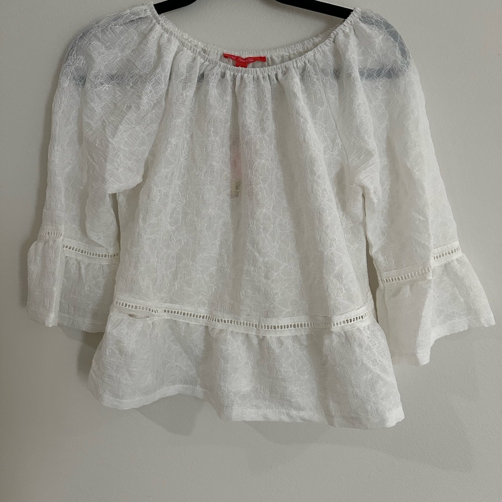White Lace Women's Top
